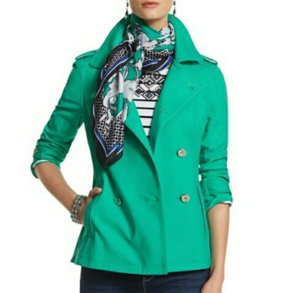 White House Black Market Jackets & Blazers - NWOT WHBM Green Peacoat